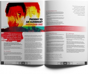 Magazine spread - article