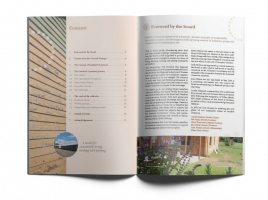 Samford Commons Annual report page layout