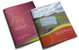 Samford Commons Annual report covers