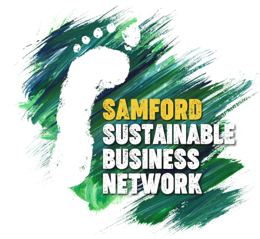 Painterly logo for Sustainable Business Network